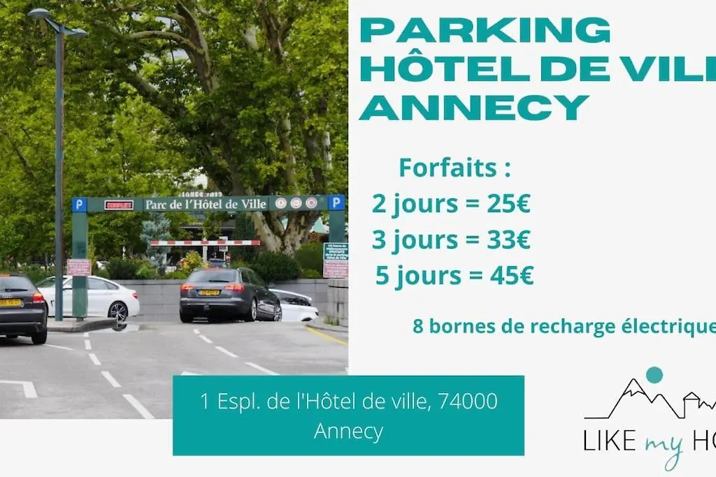 Apartamento L'Anneciano - Balcon - Chambre - Vue Annecy